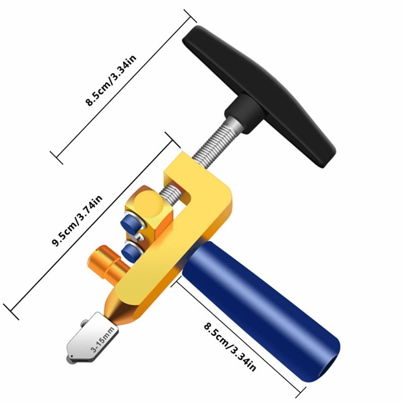 Ferramenta de corte de vidro multifuncional